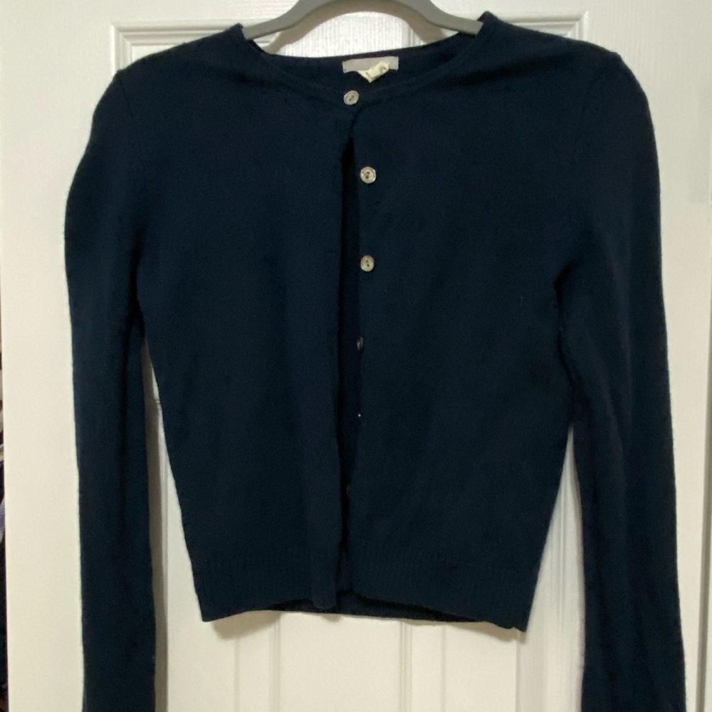 Navy blue size small cardigan